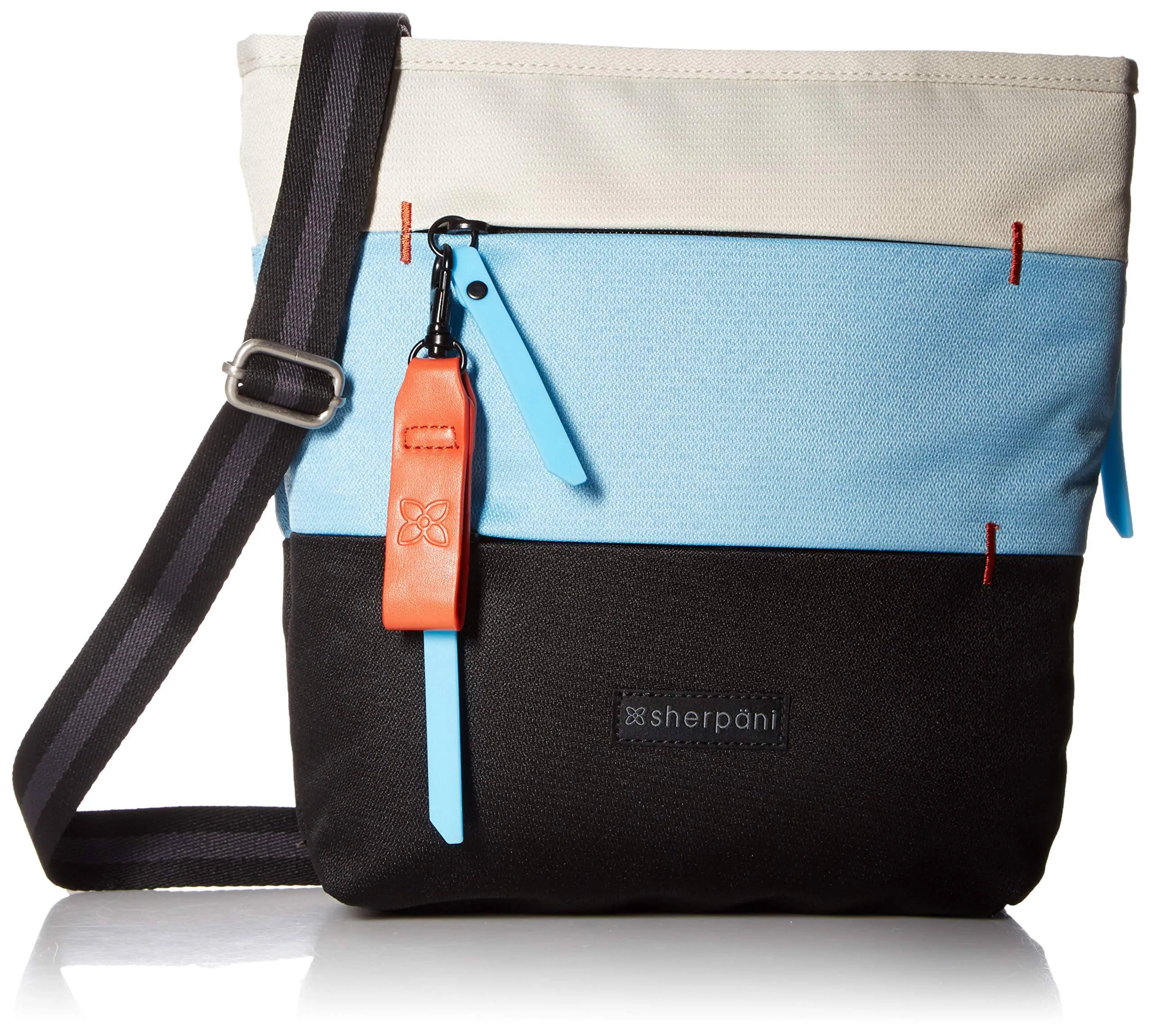 Sherpani Sadie Recycelte Nylon Umhängetasche, Essenzielle Messenger-Tasche, Mittlere Schultertasche für Damen, RFID-Schutztaschen Sherpani