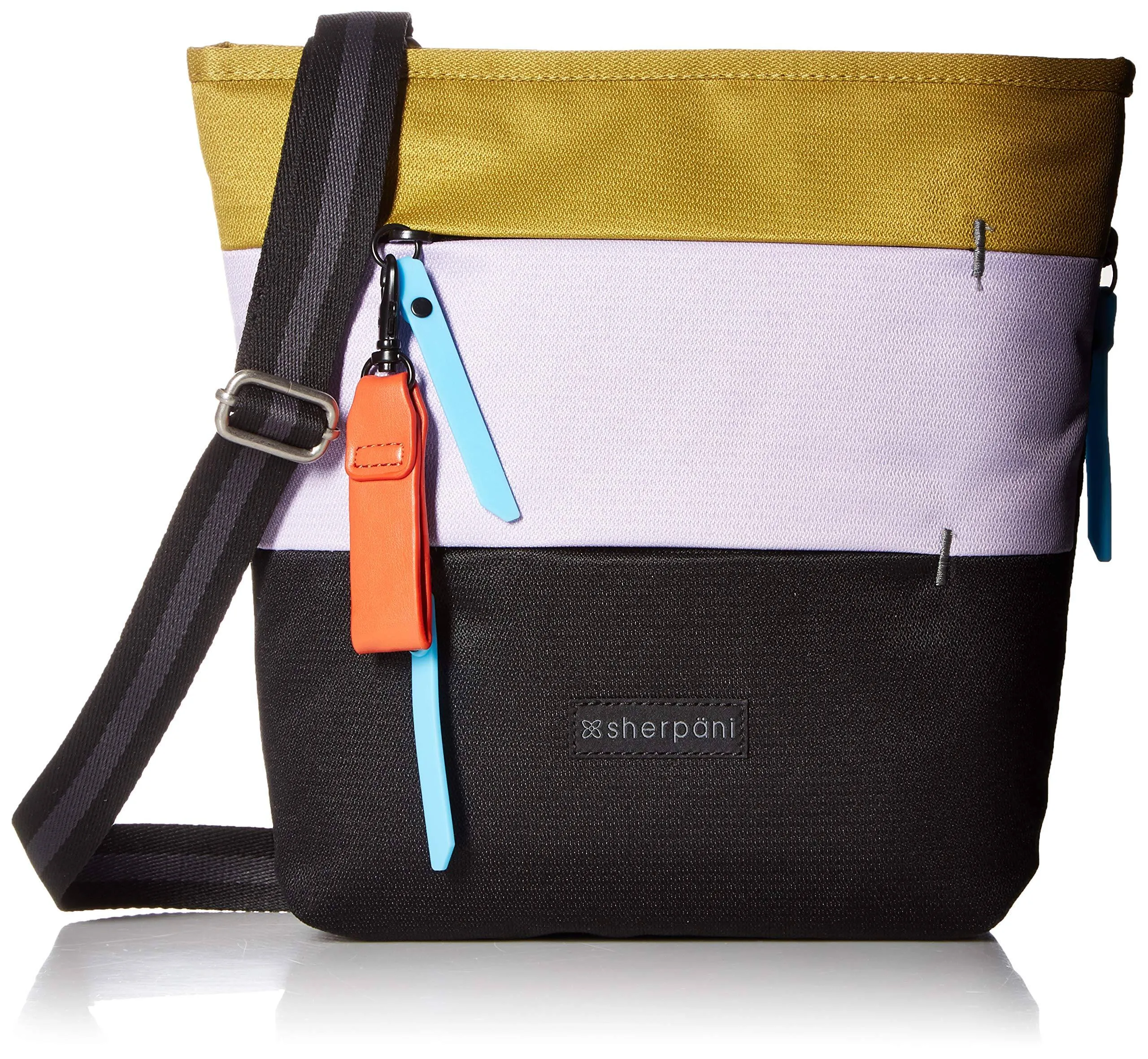 Sherpani Sadie Recycelte Nylon Umhängetasche, Essenzielle Messenger-Tasche, Mittlere Schultertasche für Damen, RFID-Schutztaschen Sherpani