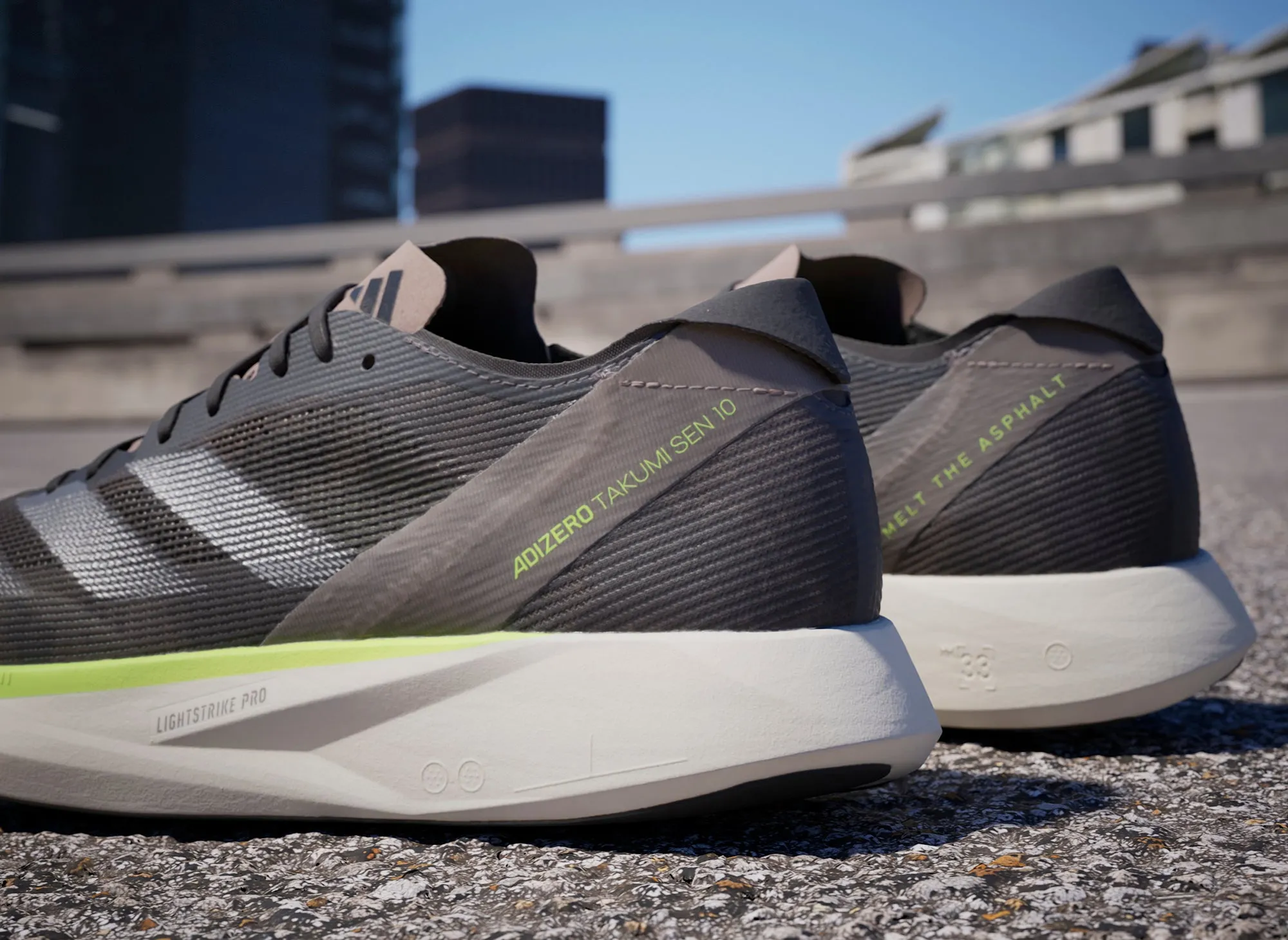 Schuhe Adidas Fußbekleidung Herren adidas Adizero Takumi Sen 10 Herren Laufschuhe - Grau