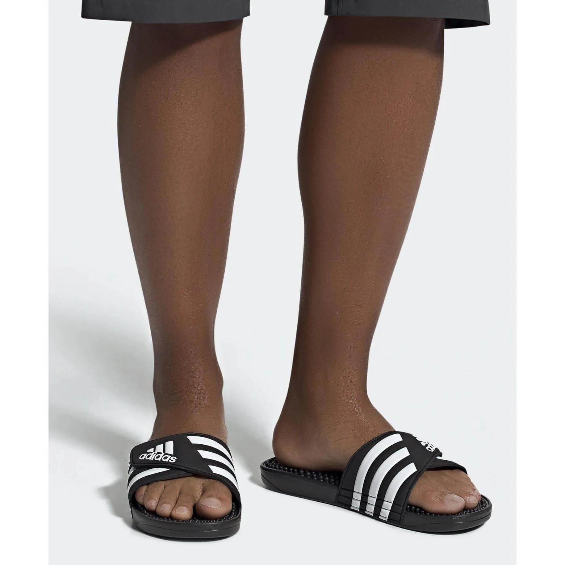 Adidas Damen Adissage Sliders - Schwarz