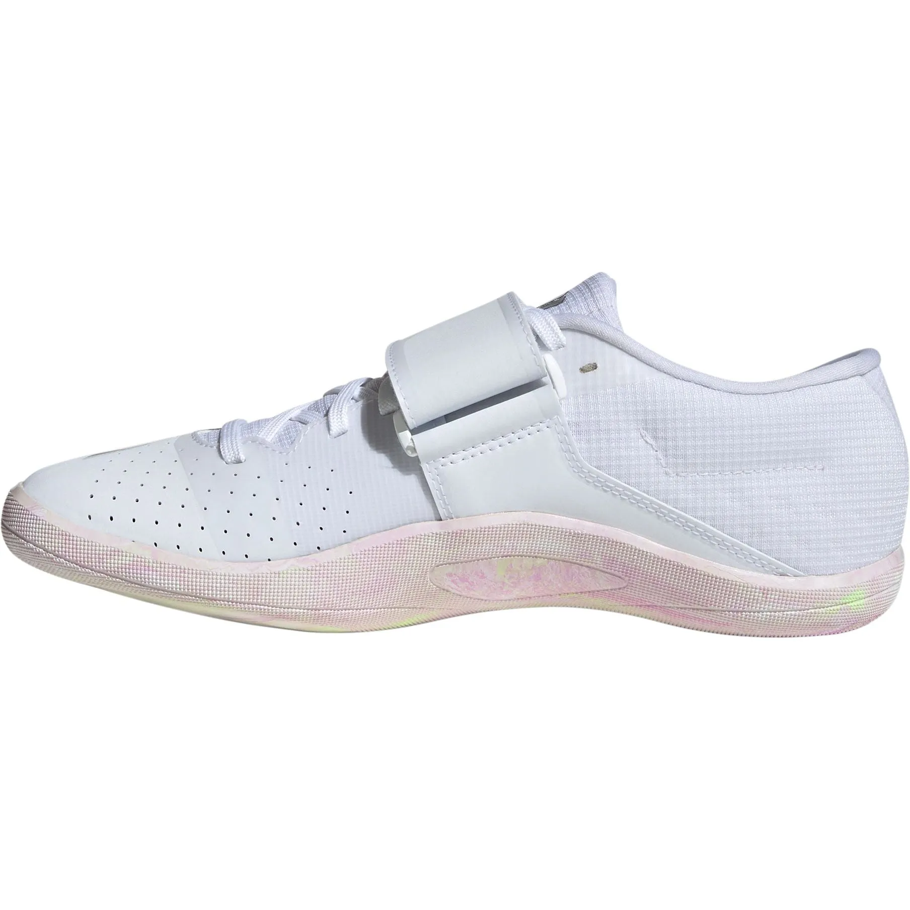 Schuhe Adidas Damen adidas Adizero Wurfspikes für Leichtathletik - Weiß
