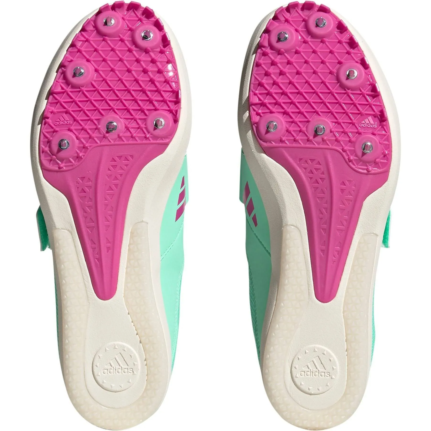 Schuhe Adidas Damen adidas Jumpstar Field Event Spikes - Grün