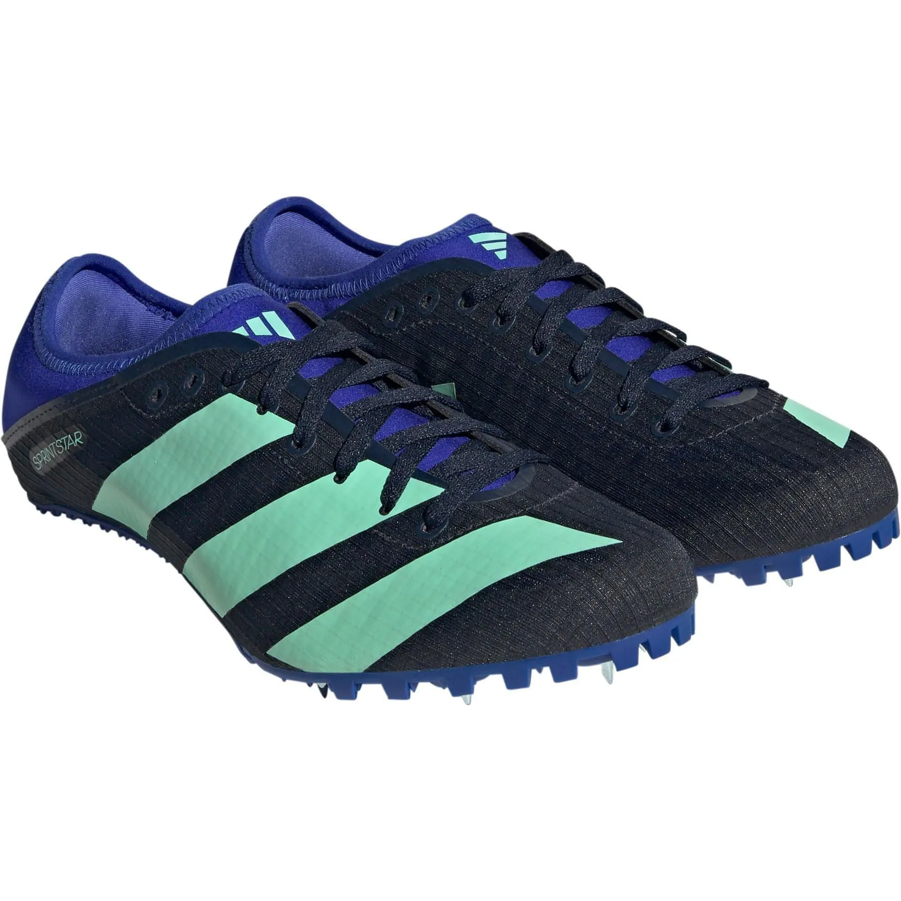 Schuhe Adidas Damen adidas Sprintstar Laufspikes - Marineblau