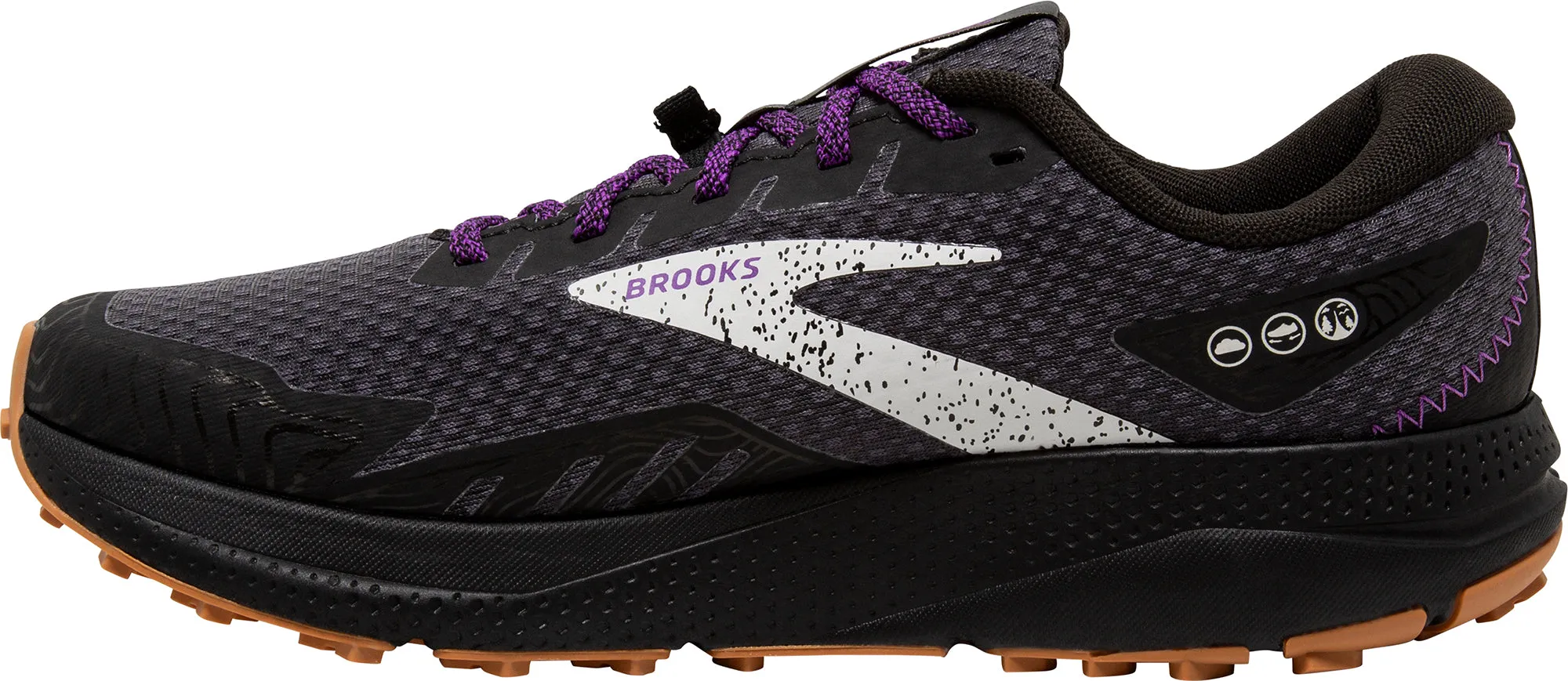 Schuhe Brooks Brooks Divide 4 GORE-TEX Damen Trailrunning-Schuhe - Schwarz