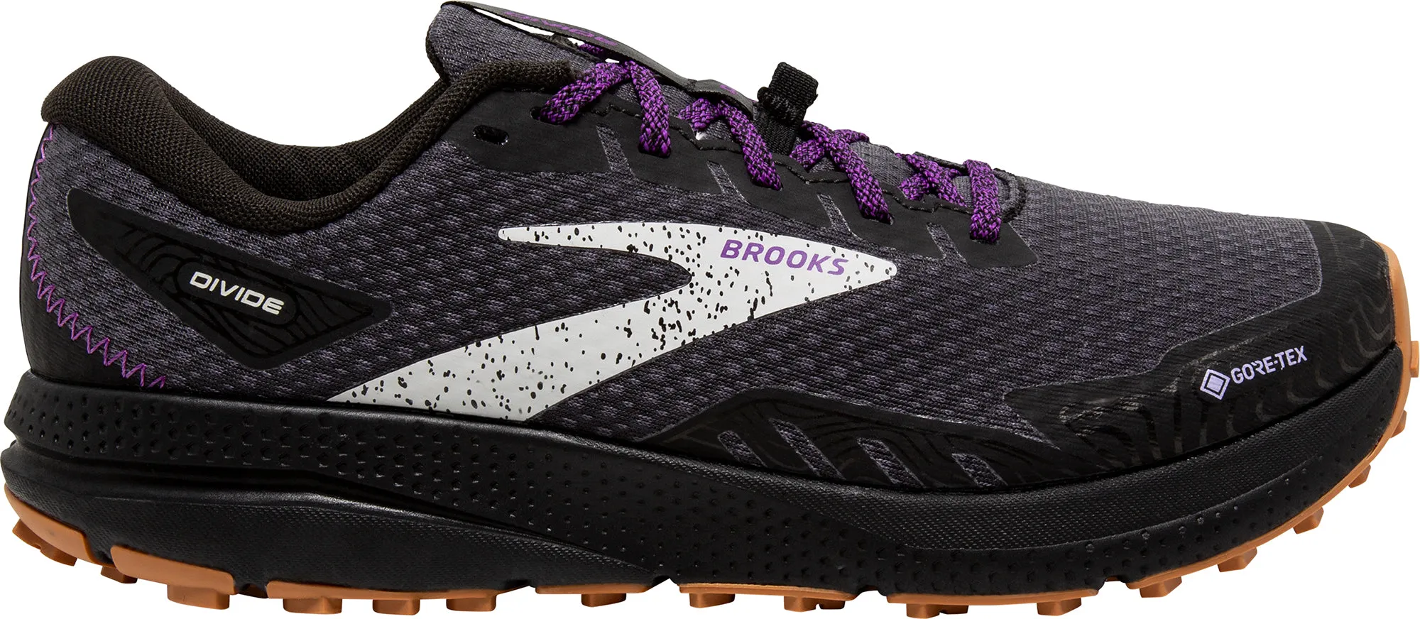 Schuhe Brooks Brooks Divide 4 GORE-TEX Damen Trailrunning-Schuhe - Schwarz