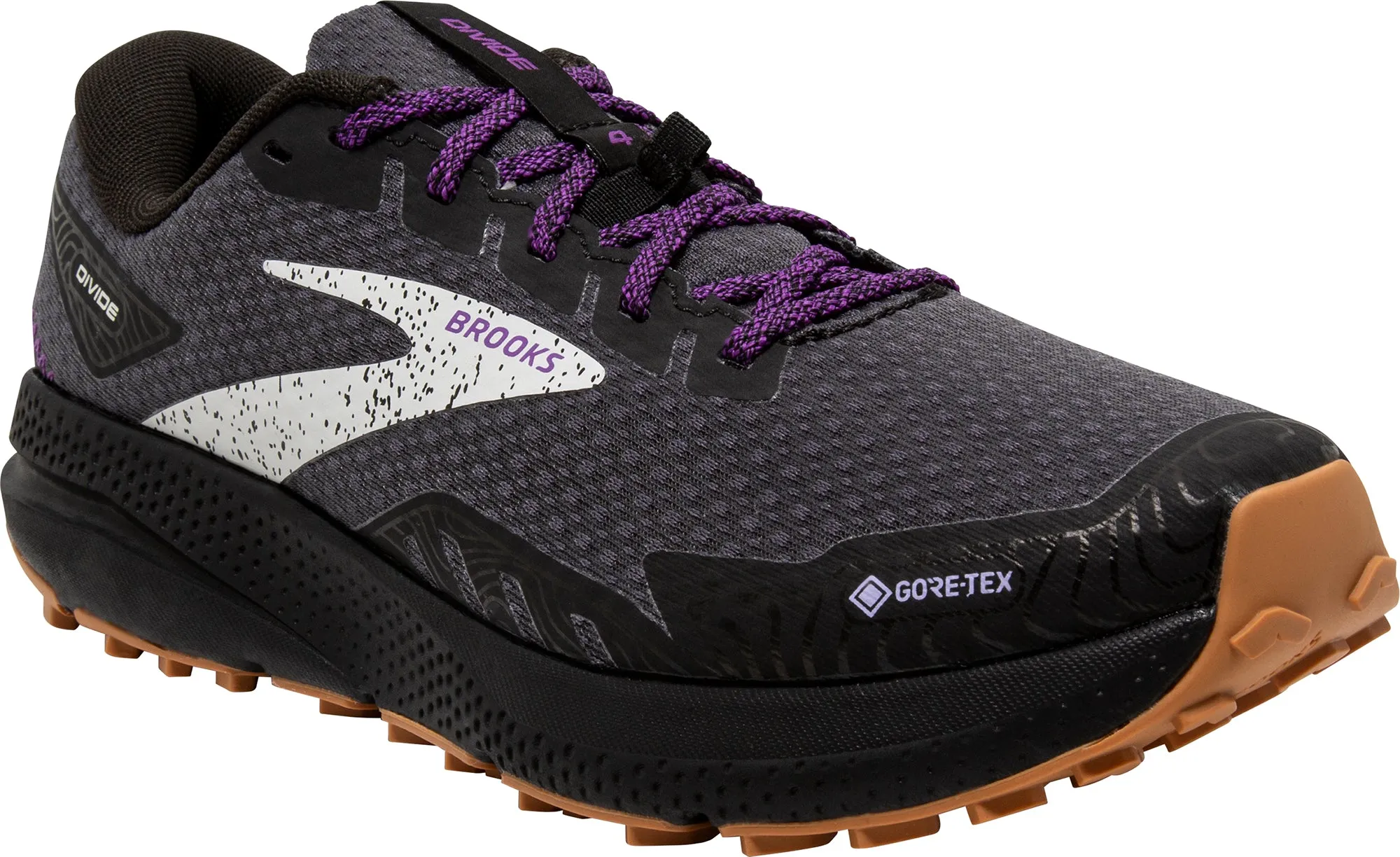 Schuhe Brooks Brooks Divide 4 GORE-TEX Damen Trailrunning-Schuhe - Schwarz