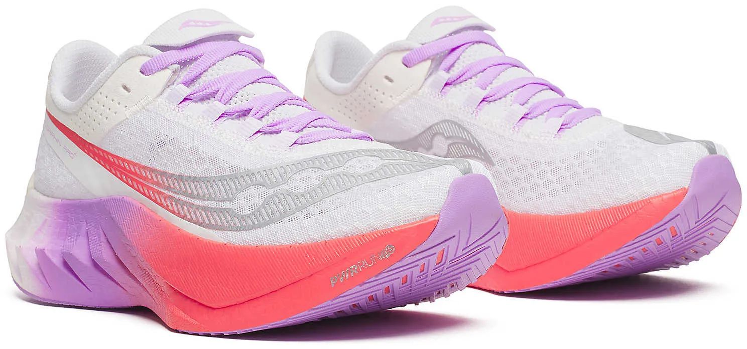 Saucony Endorphin Pro 4 Damen Laufschuhe - Weiß
