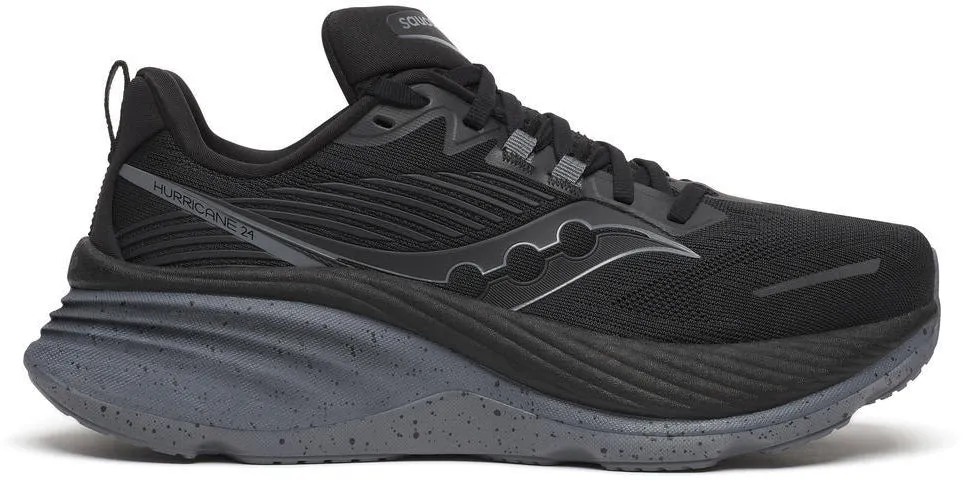 Saucony Hurricane 24 Damen Laufschuhe - Schwarz