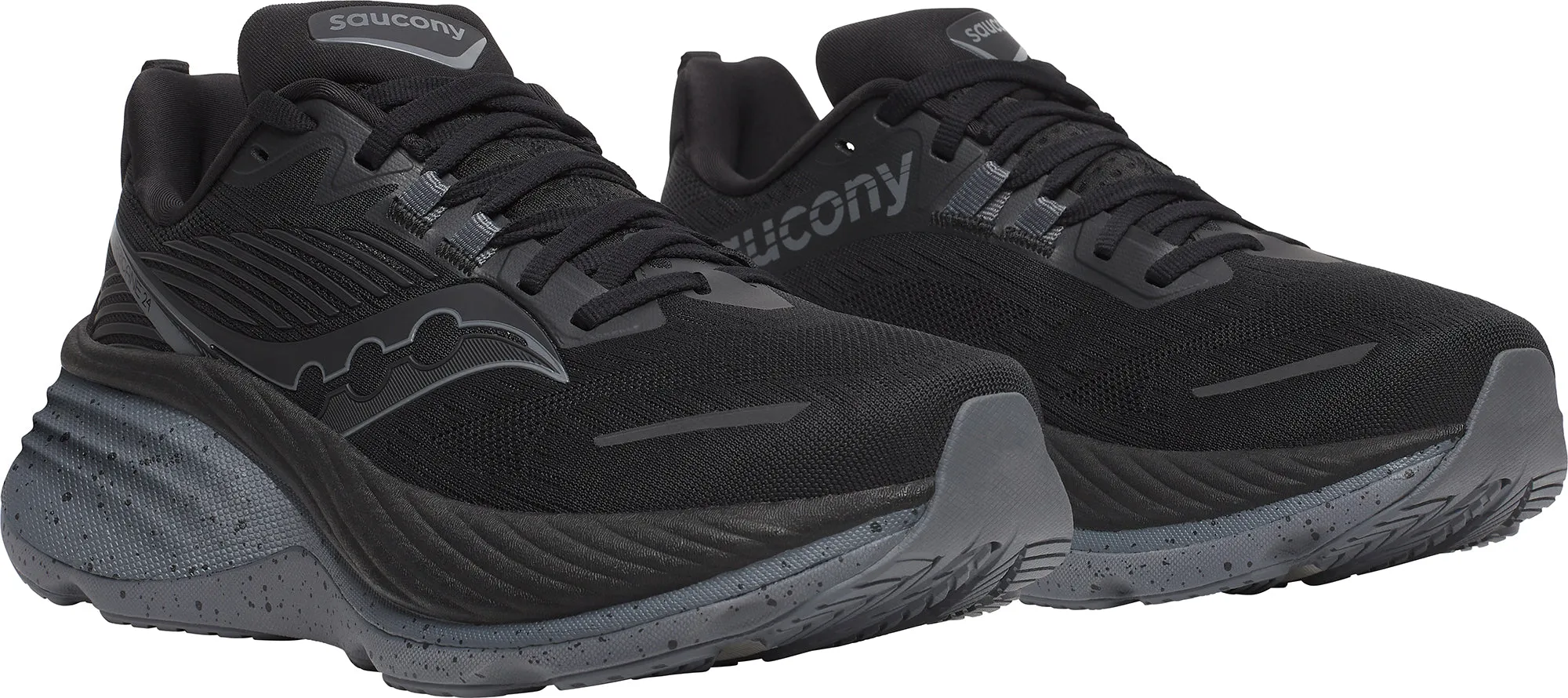 Saucony Hurricane 24 Damen Laufschuhe - Schwarz