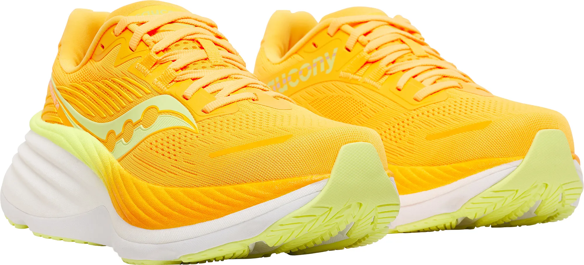 Saucony Hurricane 24 Damen Laufschuhe - Gelb