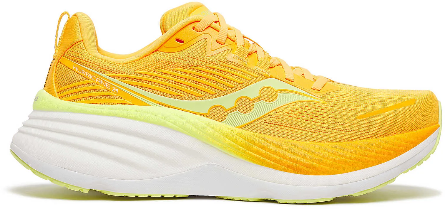 Saucony Hurricane 24 Damen Laufschuhe - Gelb