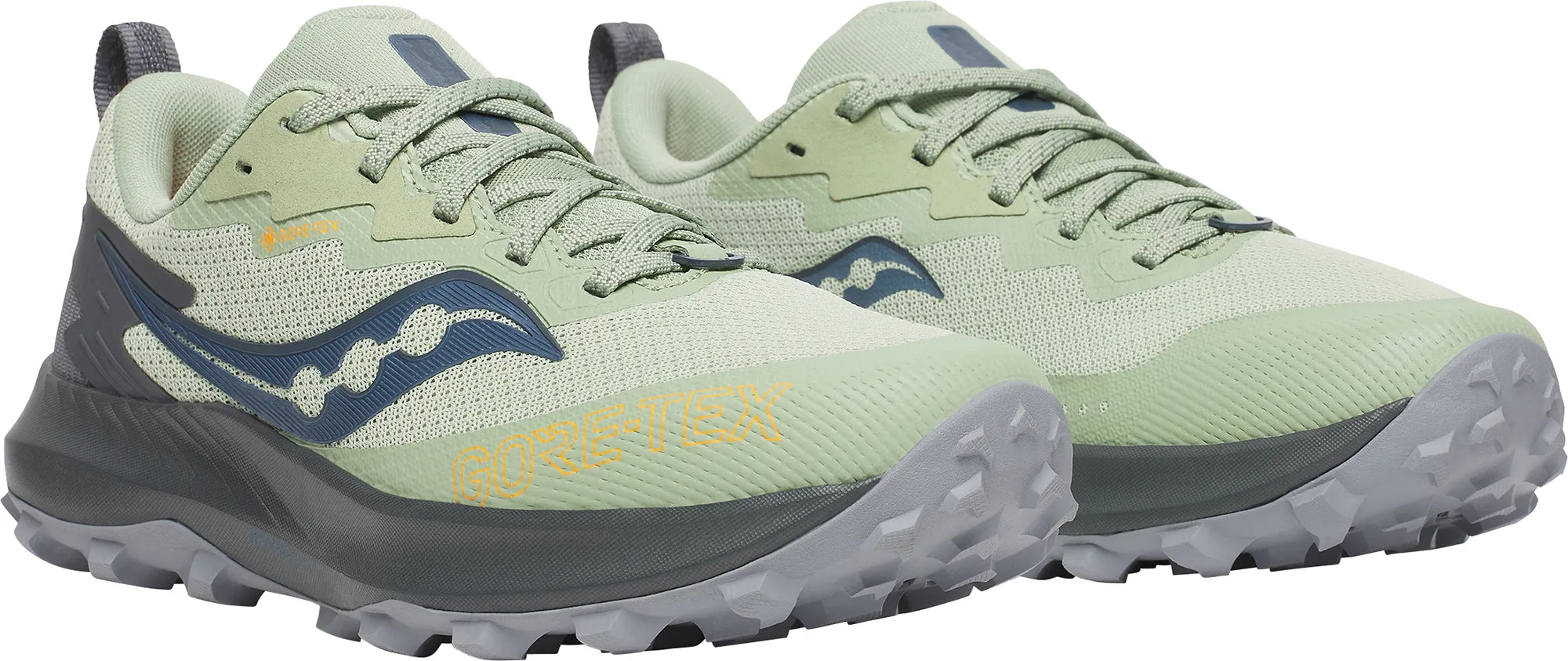 Saucony Saucony Peregrine 14 GORE-TEX Damen Trailrunning Schuhe - Grün
