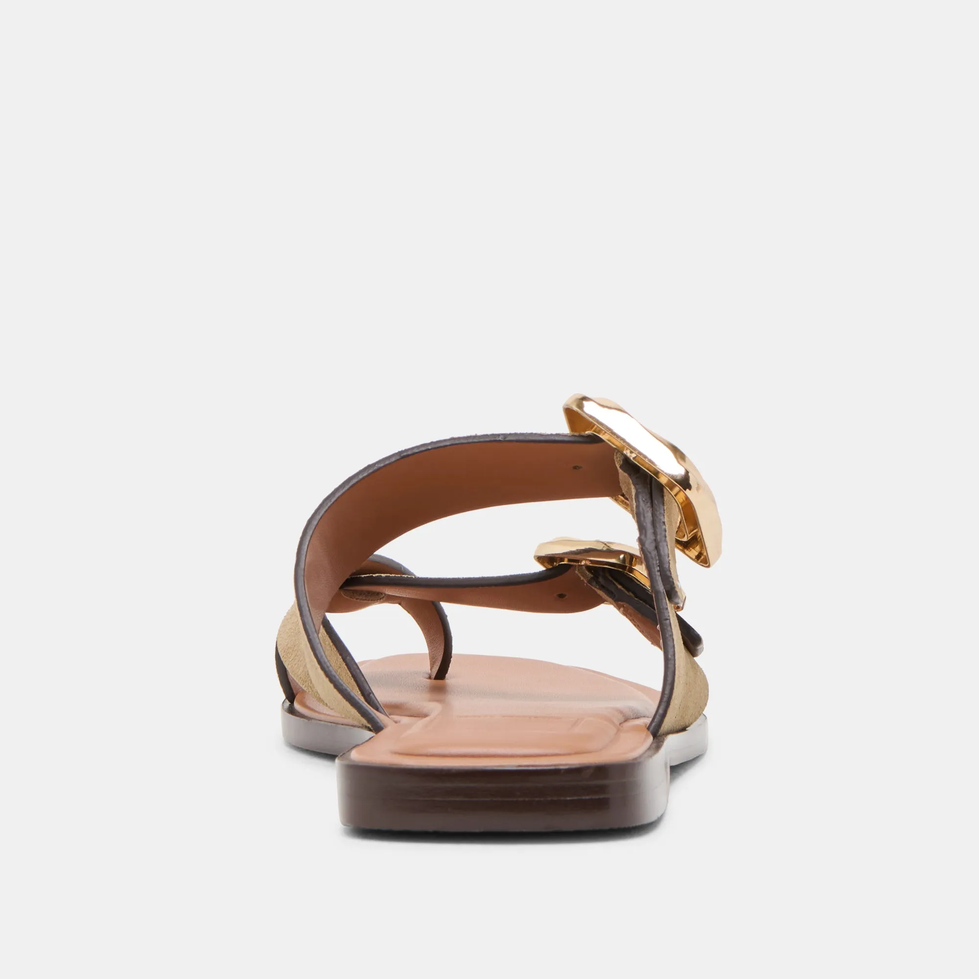 SHORE SANDALS TAUBE WILDLEDER