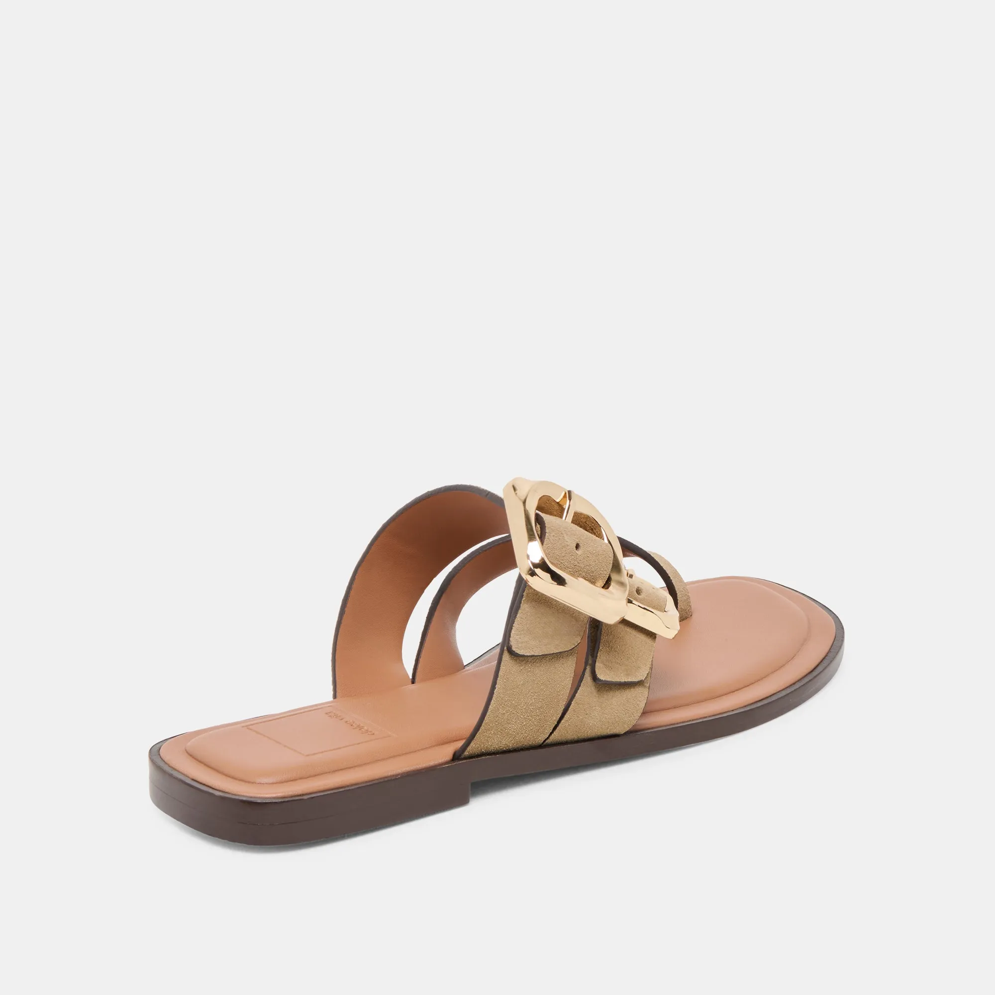 SHORE SANDALS TAUBE WILDLEDER