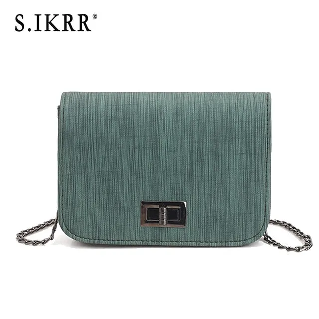S.IKRR Worean Schultertasche Luxus-Handtaschen Damen-Taschen Designer-Version Wild Girls Kleine quadratische Messenger-Tasche bolsa feminina Fashion Nova Taschen