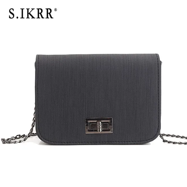 S.IKRR Worean Schultertasche Luxus-Handtaschen Damen-Taschen Designer-Version Wild Girls Kleine quadratische Messenger-Tasche bolsa feminina Fashion Nova Taschen