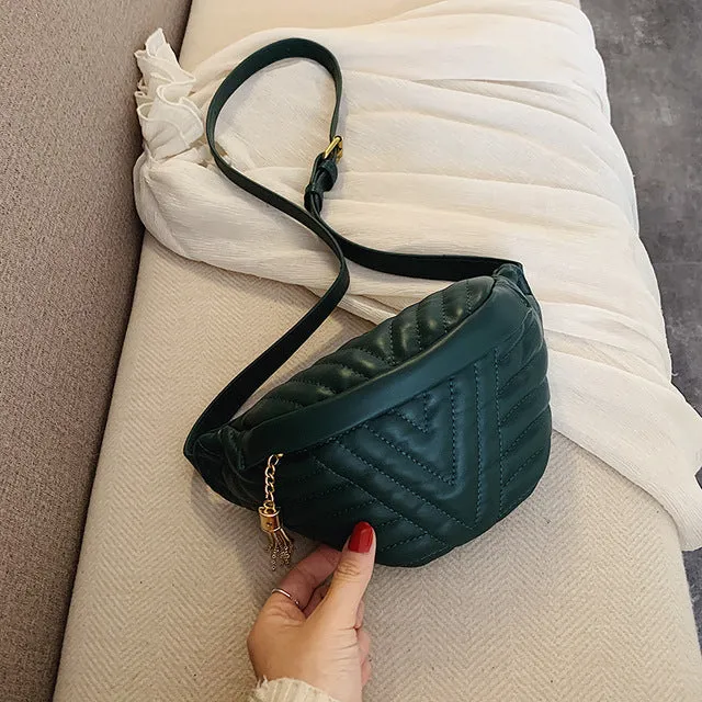 Kleine einfache Umhängetaschen für Damen 2020 Quaste Schulter Messenger Tasche Damen Mode Handtaschen und Geldbörsen Fashion Nova Taschen
