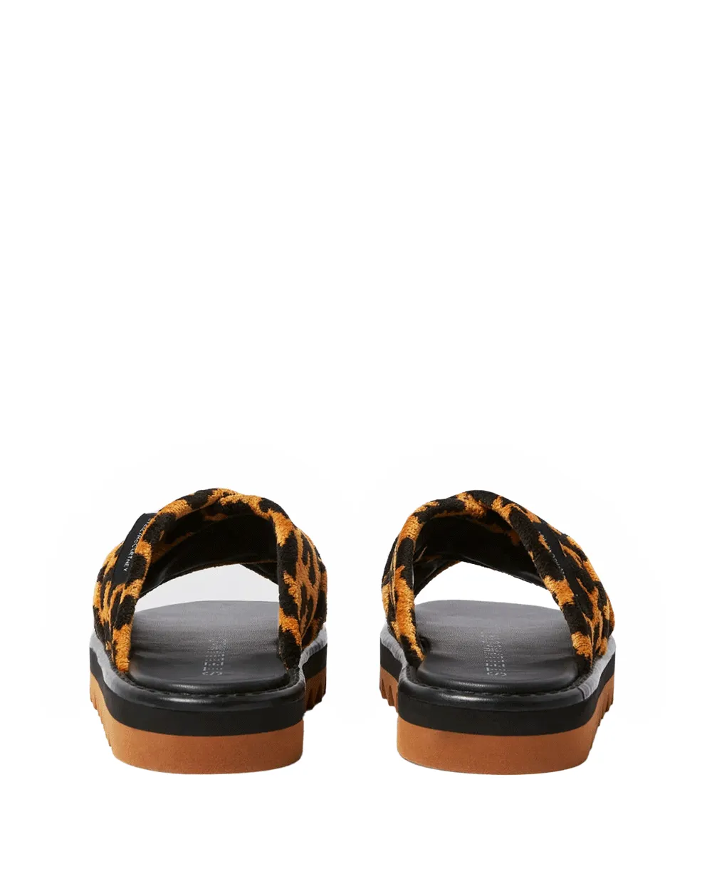 Sneak-Elyse Sandale mit Twist-Detail in Leopardenmuster