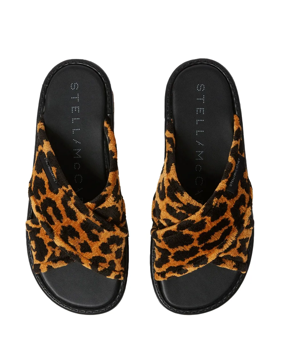 Sneak-Elyse Sandale mit Twist-Detail in Leopardenmuster