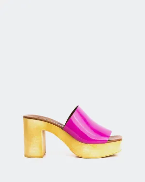 Snicker Fuchsia Leder