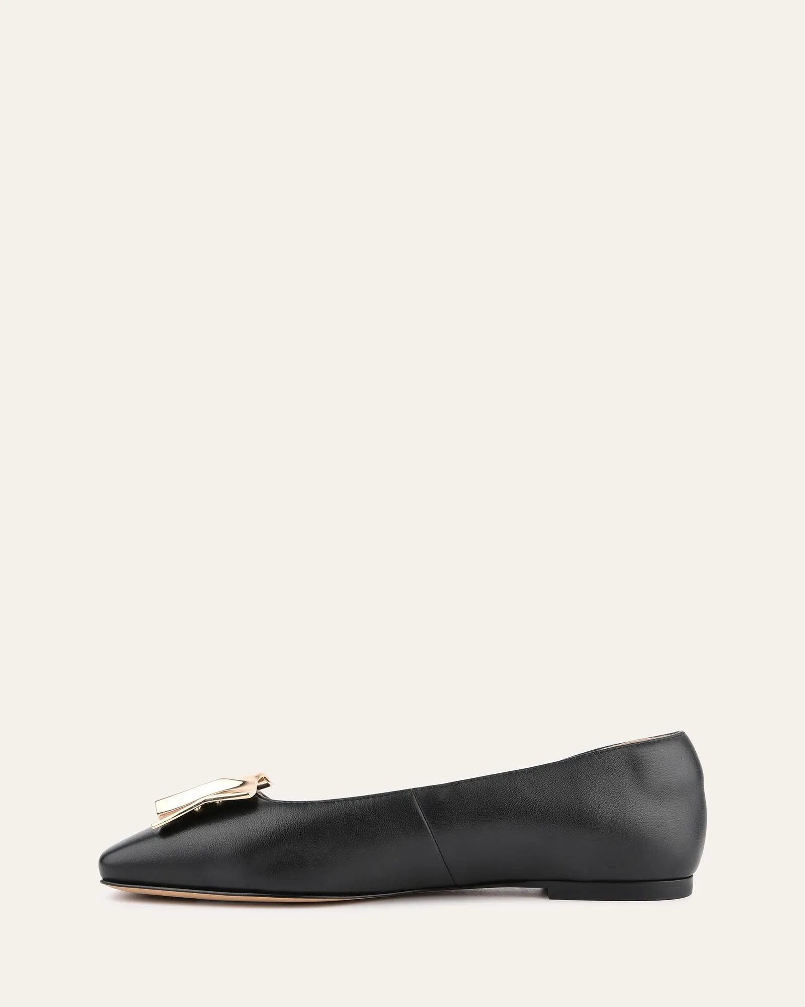 SONNY FLACHE SCHUHE AUS SCHWARZEM LEDER