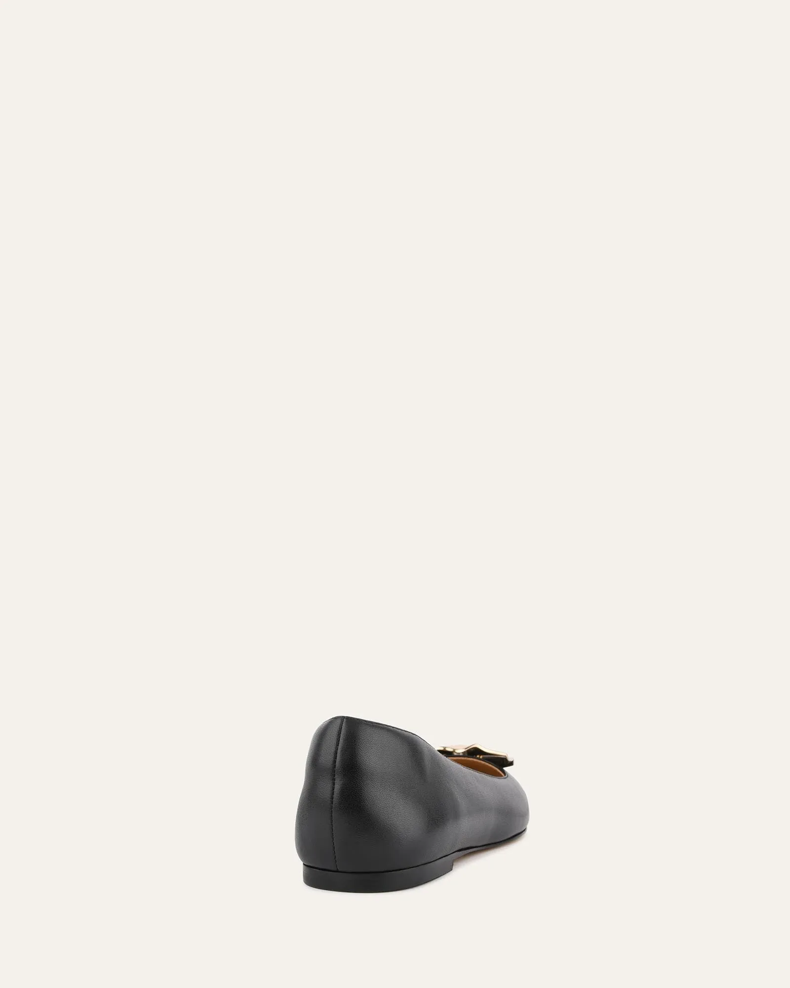 SONNY FLACHE SCHUHE AUS SCHWARZEM LEDER