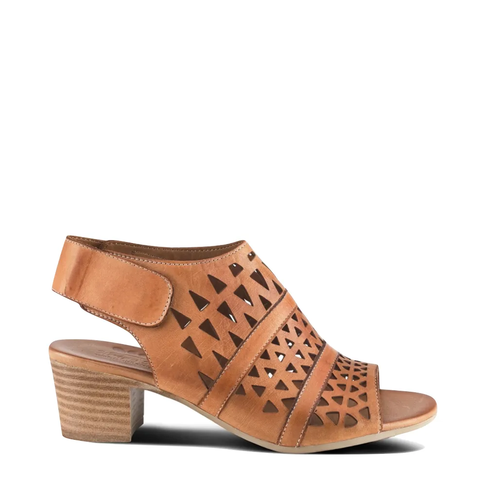 Spring Step Damen Dorotha Sandalette mit Absatz in Braun