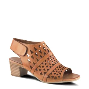 Spring Step Damen Dorotha Sandalette mit Absatz in Braun