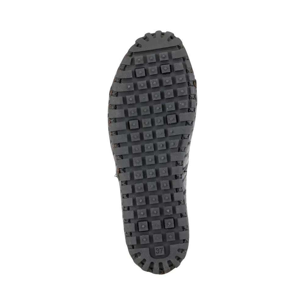 Spring Step Damen Flowerflow Schlupfschuh Flach in Anthrazit