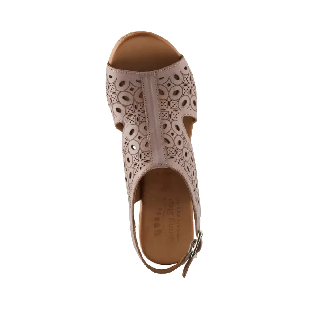 Spring Step Damen Kovach Absatzsandale in Taube