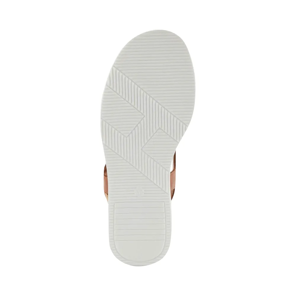 Spring Step Damen Locals Keilabsatz-Sandale in Oliv Multi
