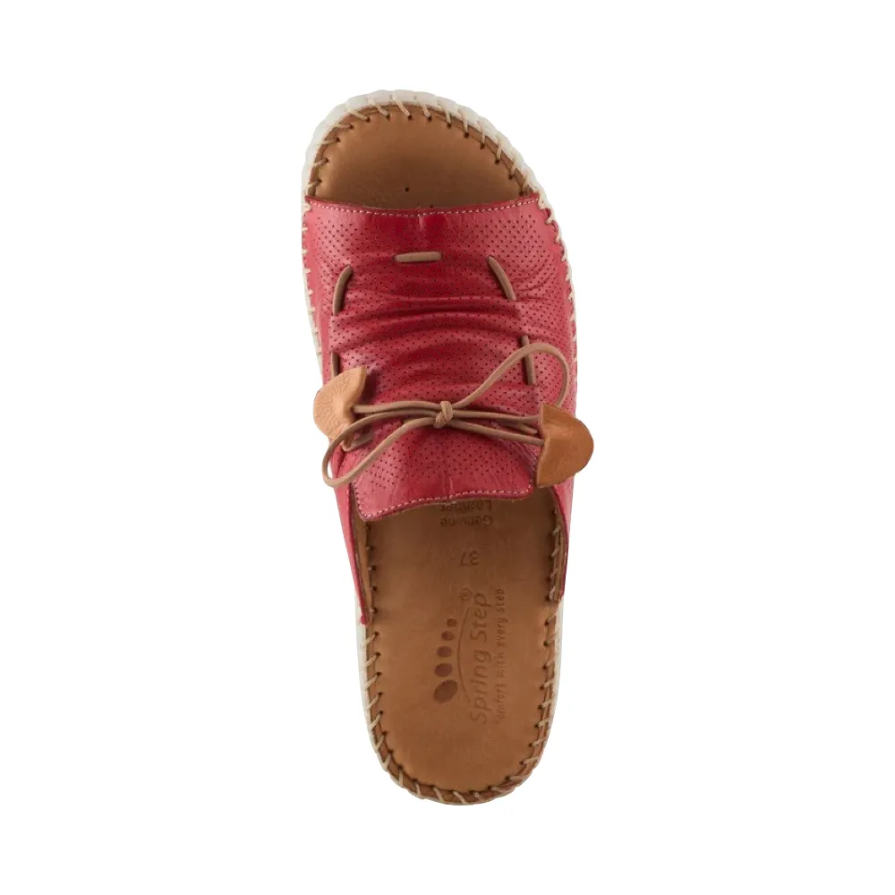Spring Step Damen Nevelle Keil-Sandalette in Rot