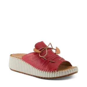 Spring Step Damen Nevelle Keil-Sandalette in Rot