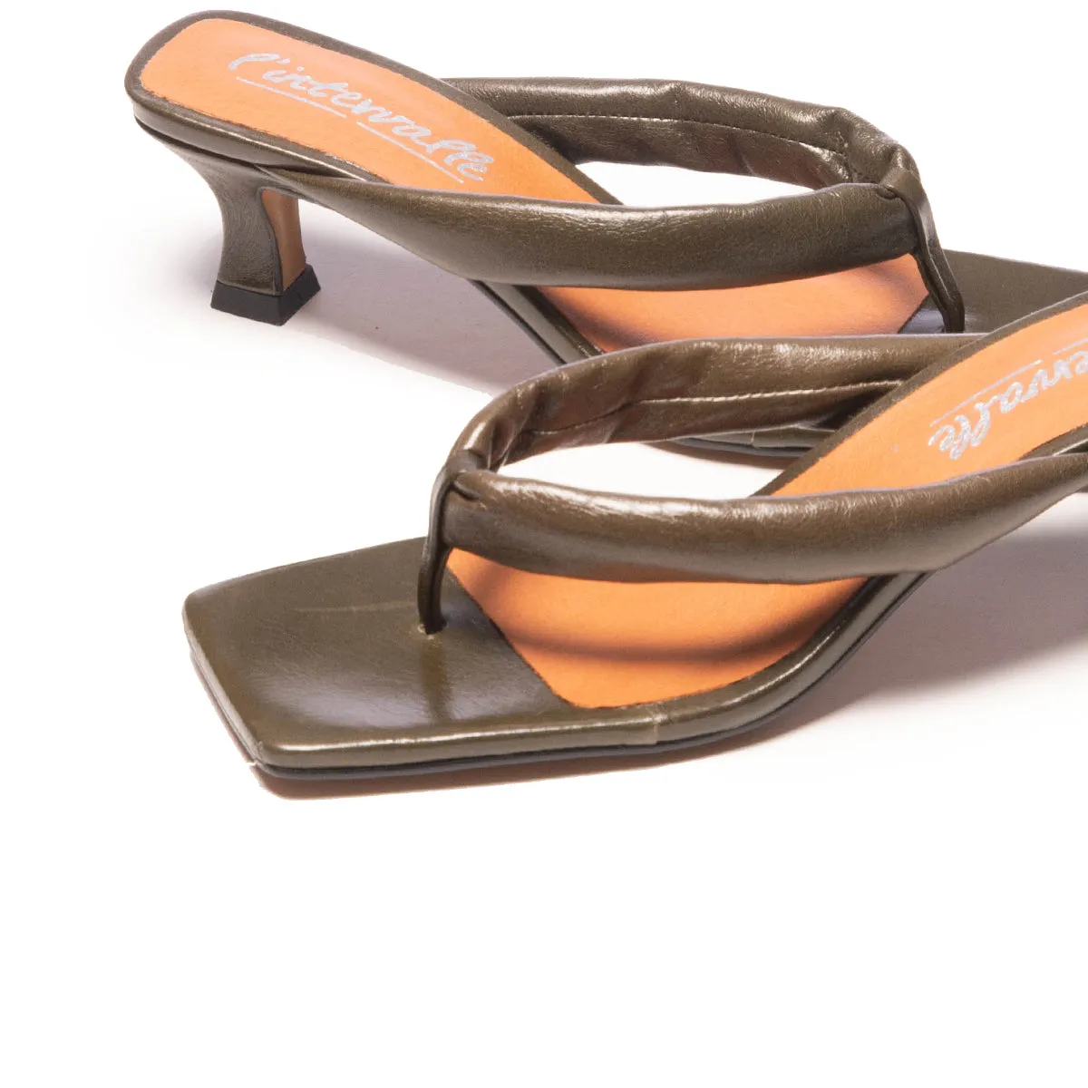 Spritz Khaki Leder