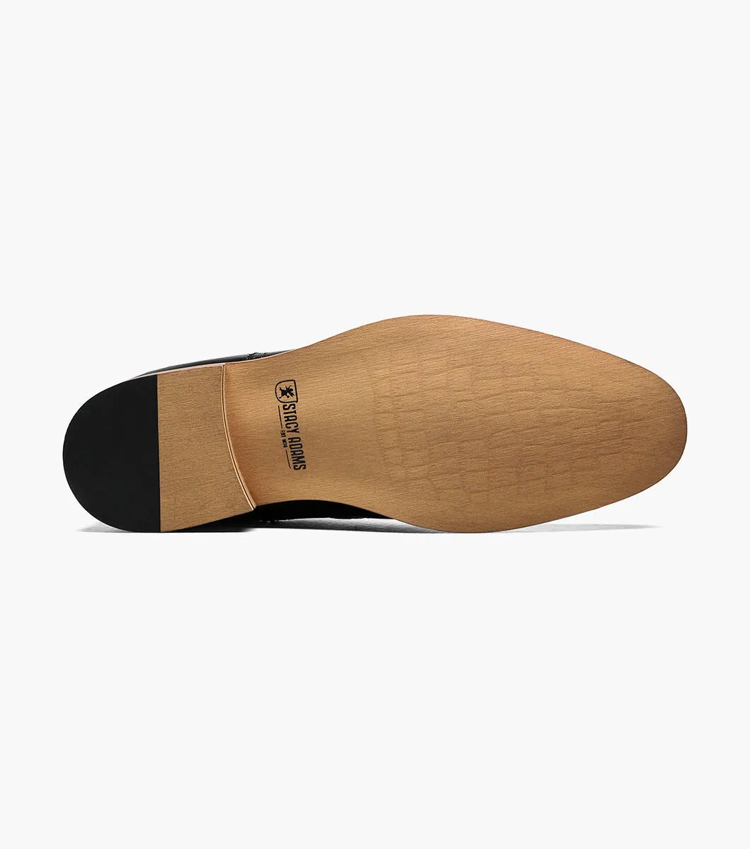 Stacy Adams DESMOND Cap Toe Monkstrap-Schuhe - Schwarz