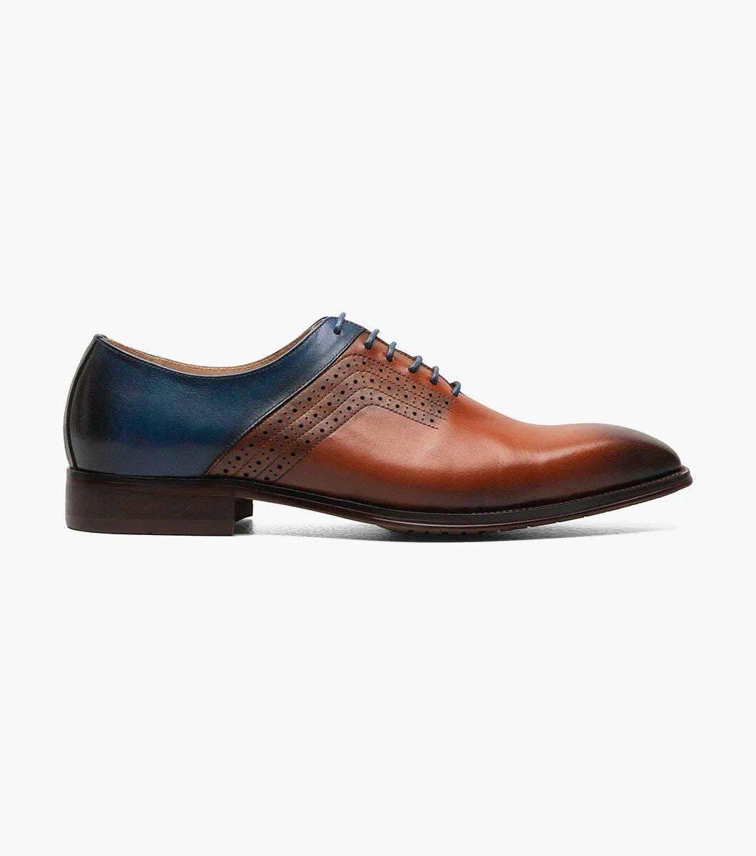 Stacy Adams HALLOWAY Oxford mit glatter Spitze - Cognac