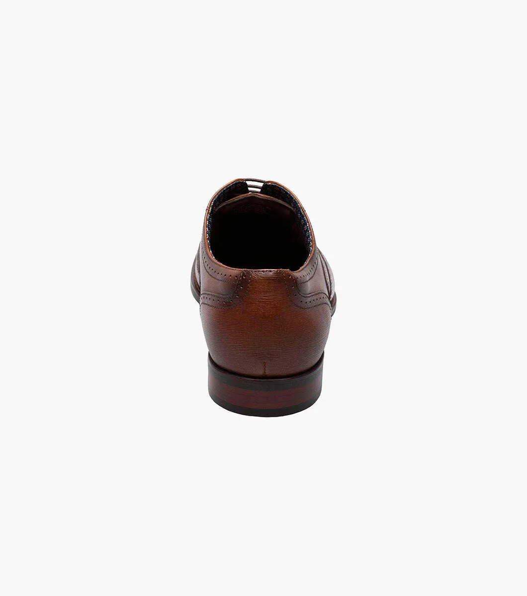 Stacy Adams KAINE Wingtip Oxford - Cognac