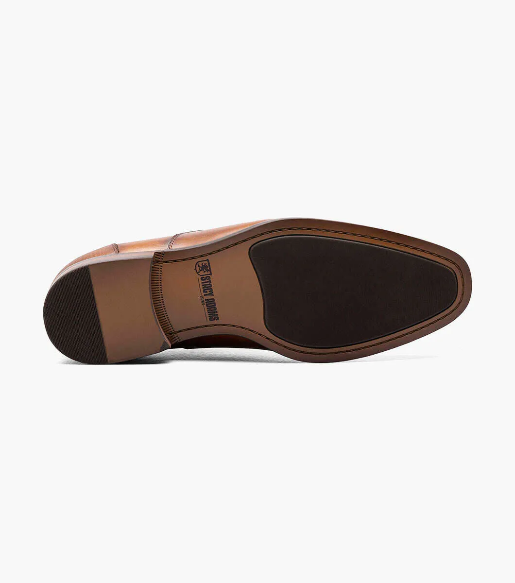 Stacy Adams KALLUM Cap-Toe Oxford Schuhe - Cognac