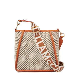 Stella Logo Mini Umhängetasche Rope Mesh, Elfenbein/Beige Taschen_Stella Mccartney_Taschen