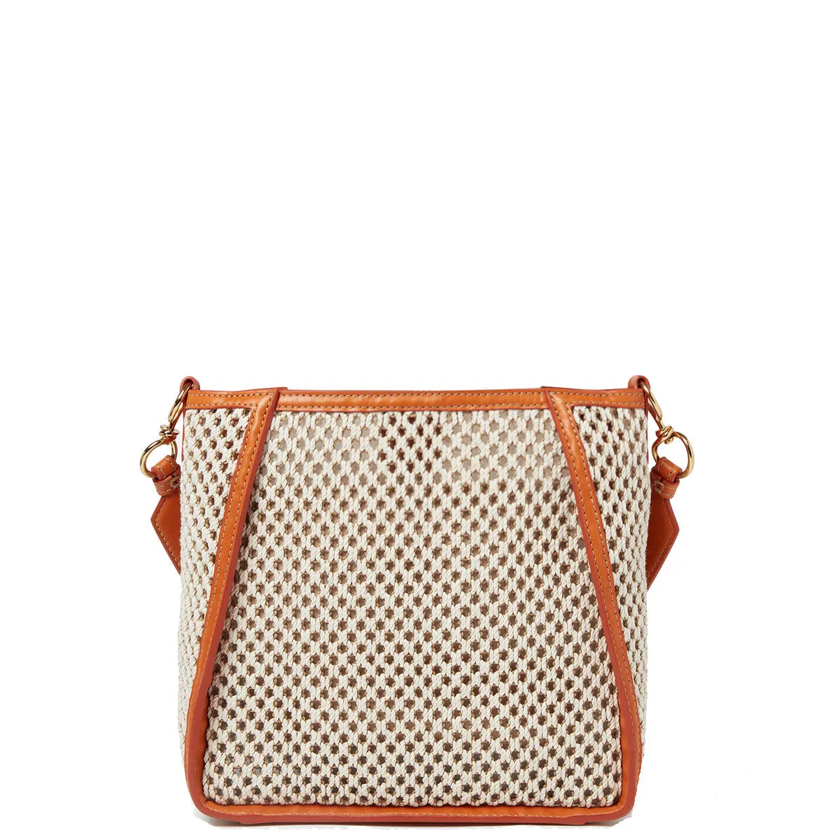 Stella Logo Mini Umhängetasche Rope Mesh, Elfenbein/Beige Taschen_Stella Mccartney_Taschen