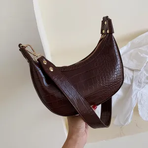 Steinmuster Retro PU-Leder Umhängetasche für Damen 2020 Kleine Schulter Messenger Tasche Damen Handy Handtaschen und Geldbörsen Fashion Nova Taschen