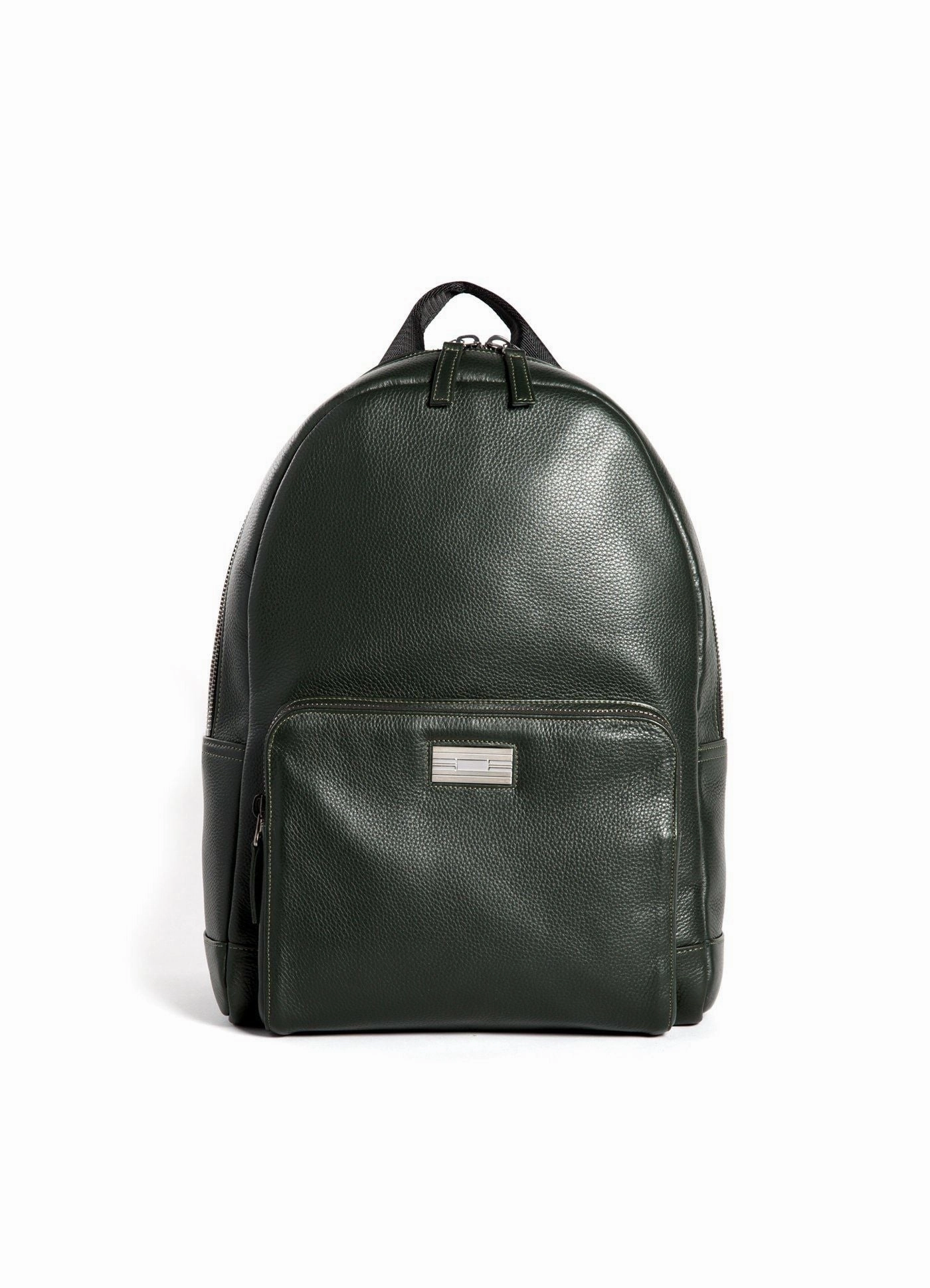 Stuart Backpack - Dark Green Leather