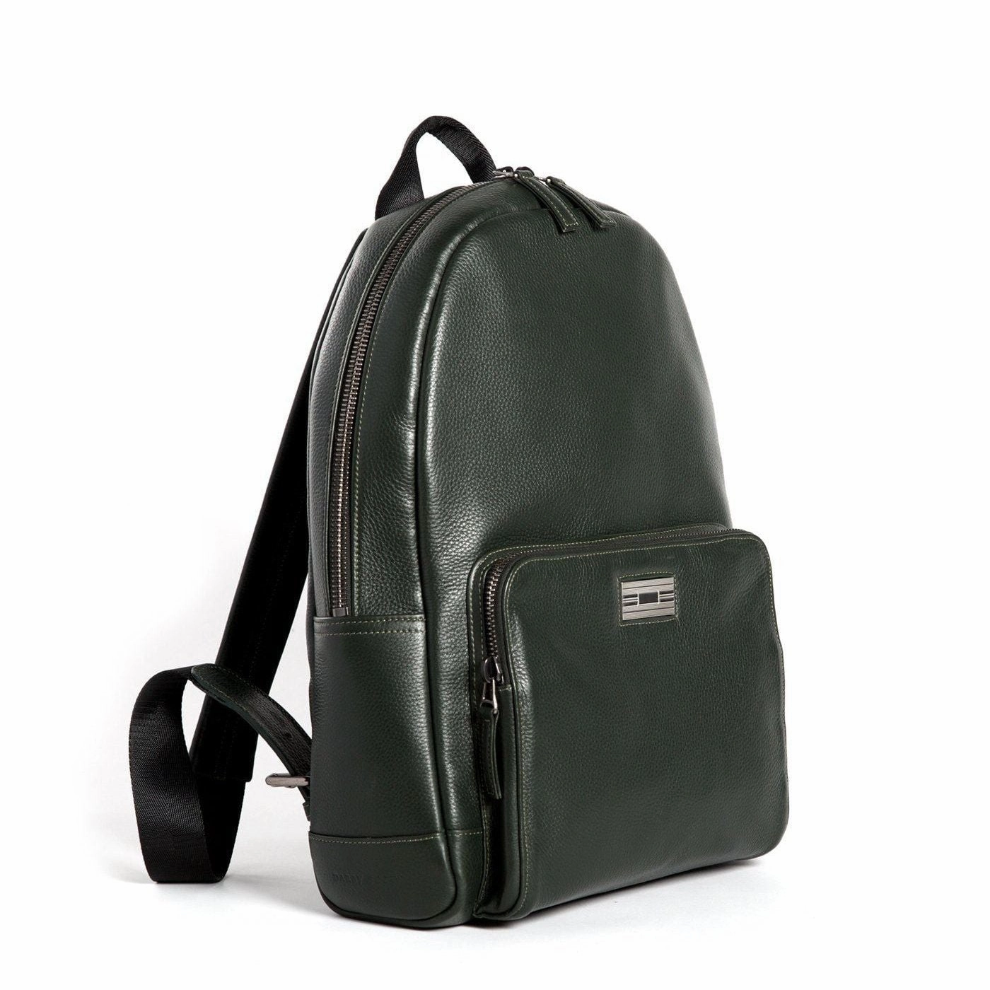 Stuart Backpack - Dark Green Leather