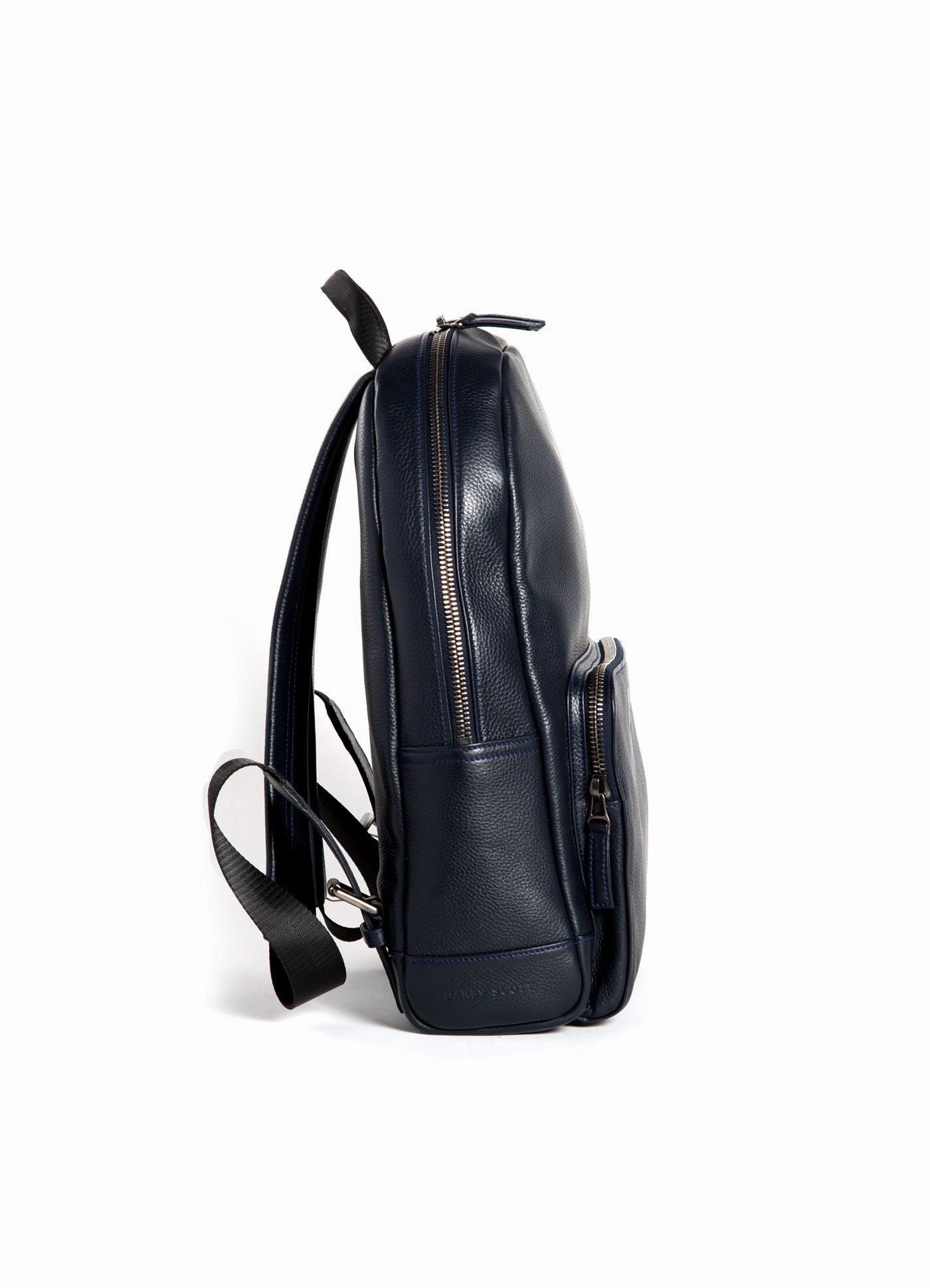 Stuart Backpack - Navy Leather