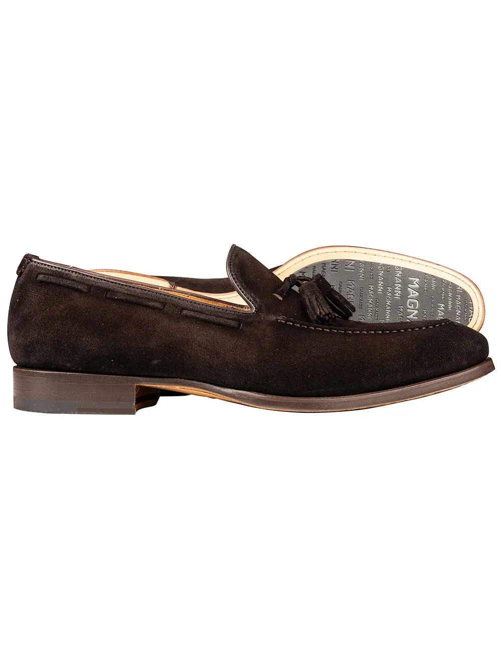 Wildleder-Quasten-Loafer Marron