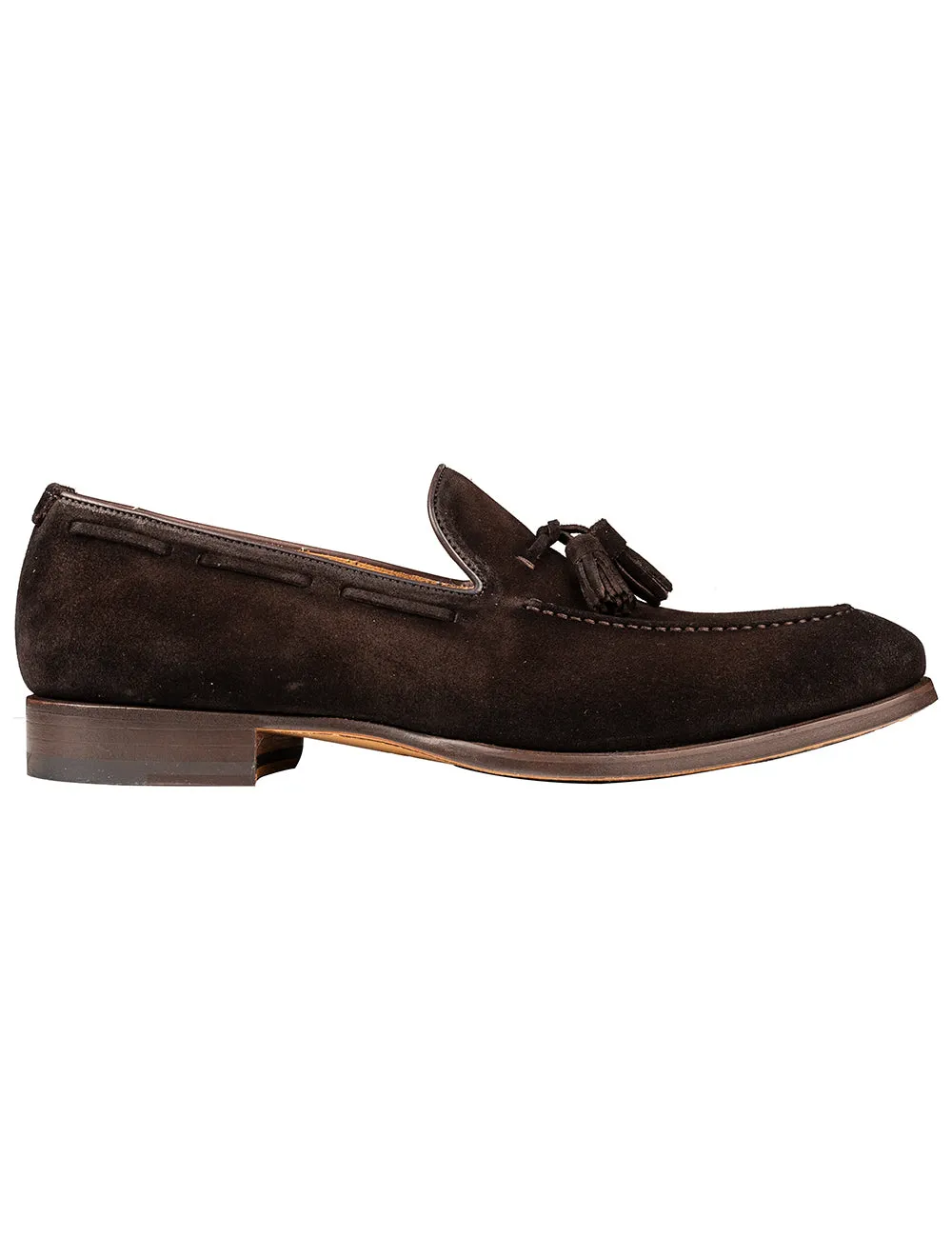 Wildleder-Quasten-Loafer Marron