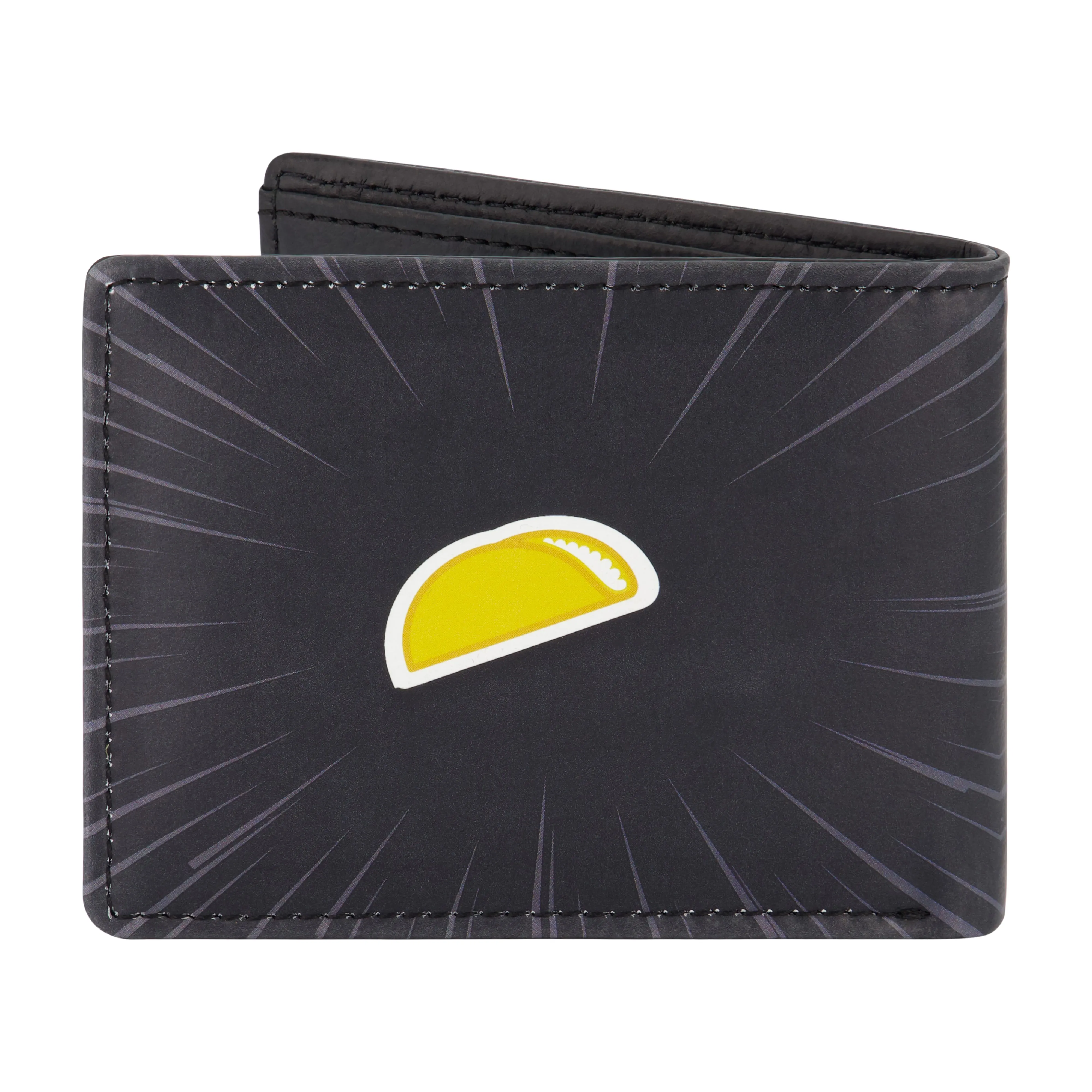 TACO BELL LOGO Brieftasche mit zwei Fächern, schlanke Geldbörse mit dekorativer Dose für Damen und Herren, ecco Schuhe