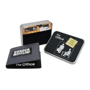 Das Büro Dunder Mifflin Inc. Papierunternehmen Brieftasche im dekorativen Blechetui, Multi ecco Schuhe