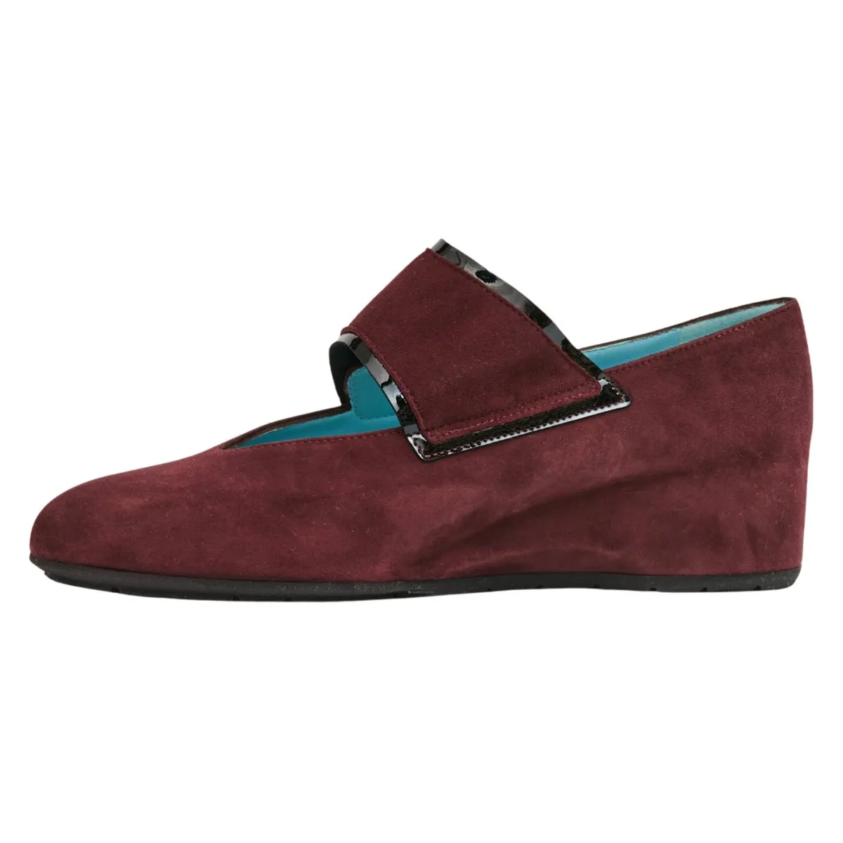 Thierry Rabotin Damen Abra Burgunder Wildleder