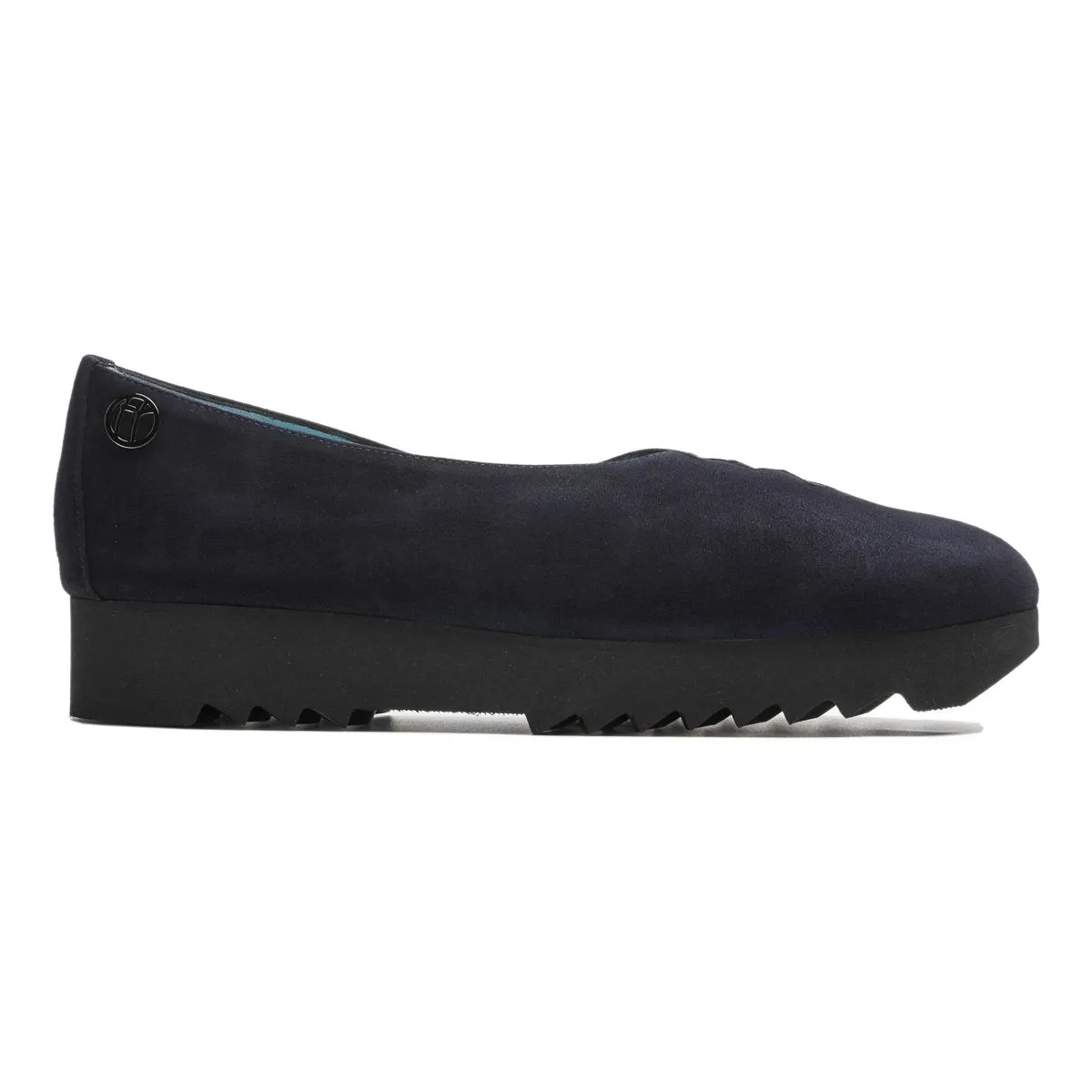 Thierry Rabotin Damen Grace Keilabsatz Navy Wildleder